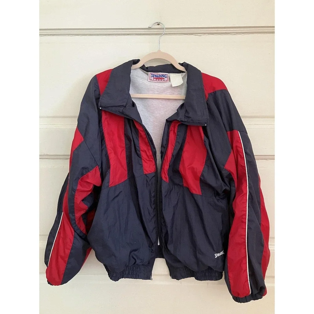 Vintage Grandpacore‎ 70's GranSpaulding Blue Jacket Windbreaker Track SzM